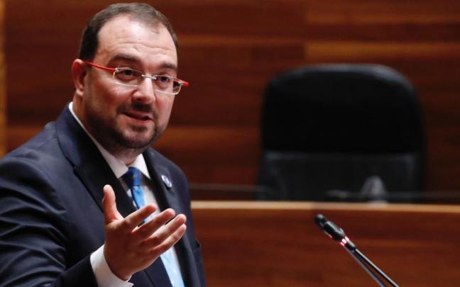 El presidente asturiano, Adrián Barbón. El presidente asturiano, Adrián Barbón.