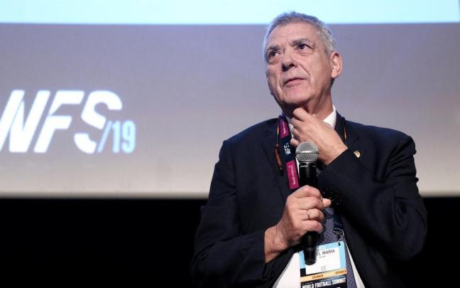 El expresidente de la Real Federación Española de Fútbol (RFEF), Ángel María Villar.