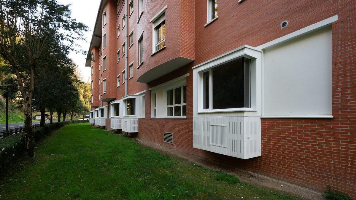 Una lonja reconvertida en vivienda.