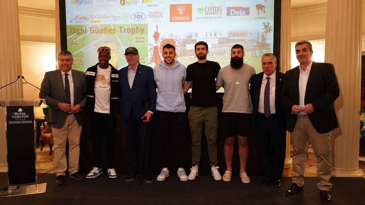 Presentación del Dani Güeñes Trophy, un torneo de fútbol infantil de aire internacional