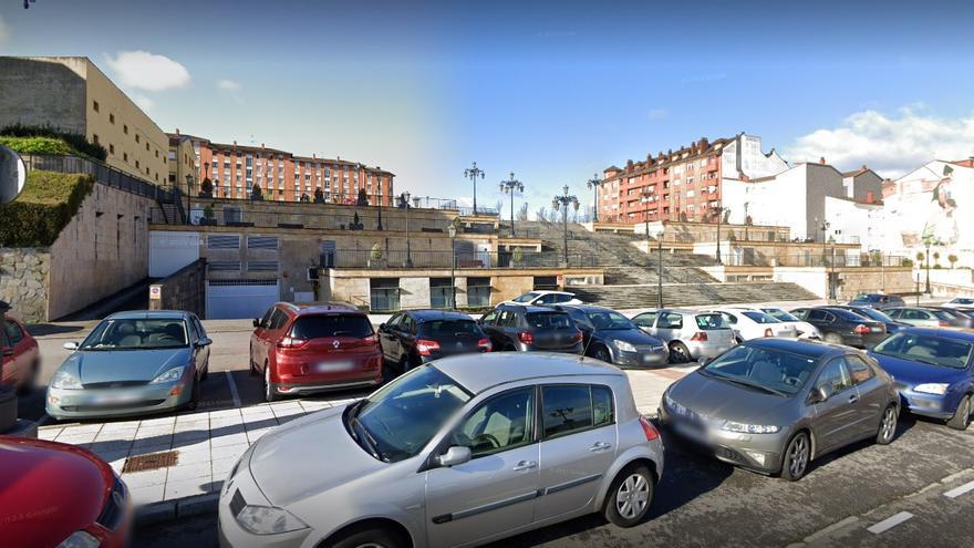 Imagen de un aparcamiento de coches