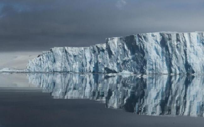 Un glaciar en la Antártida.