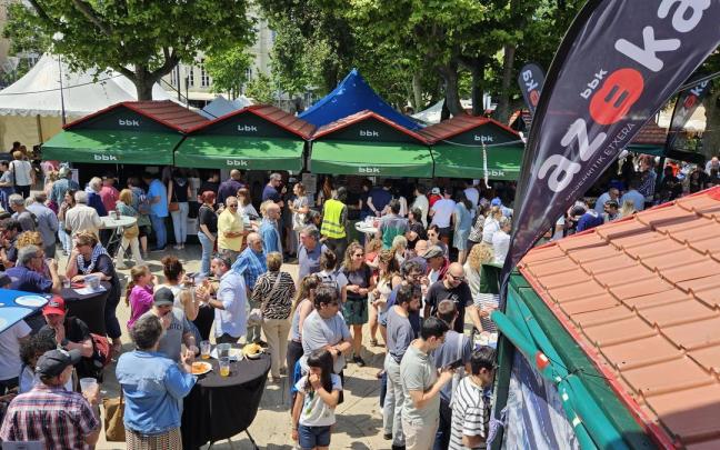 La Arrain Azoka de este año ha contado con una alta participación / Bermeoko Udala La Arrain Azoka de este año ha contado con una alta participación