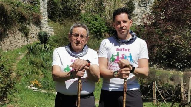 javi Irabien y su hijo Xabier repetirán el reto solidario de 12 horas caminando junto a Isidro Lambarri / Susana Martín javi Irabien y su hijo Xabier repetirán el reto solidario de 12 horas caminando junto a Isidro Lambarri