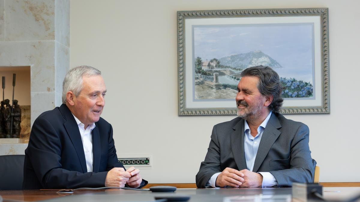 Iñigo Ucín, presidente no ejecutivo de Ayesa Digital, y Manuel Baraza, CEO de la compañía.