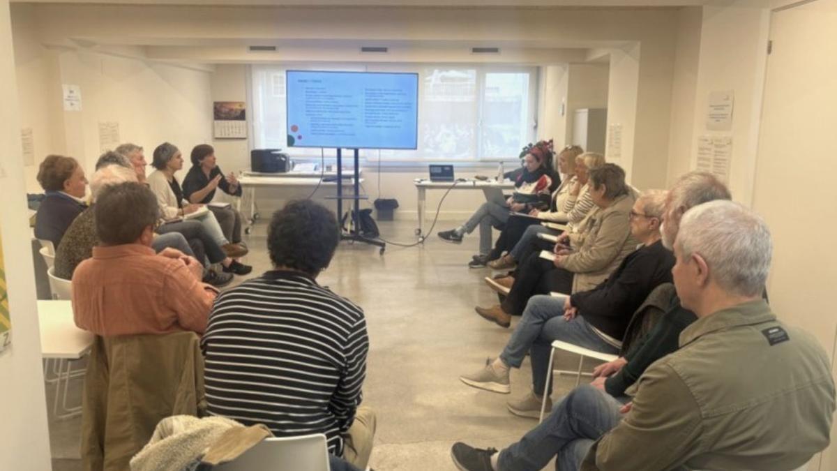 Participantes en el encuentro del Consejo de Mayores de Soraluze celebrado hace unos días