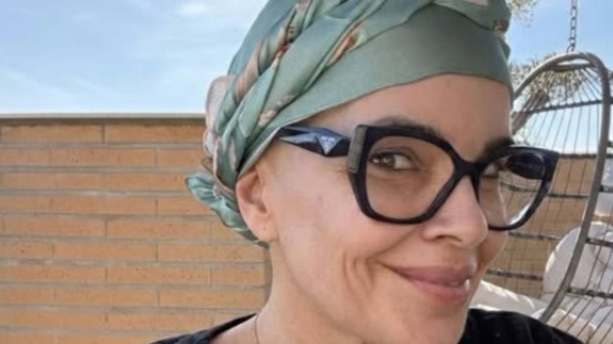 Carme Chaparro en la imagen compartida en redes sociales