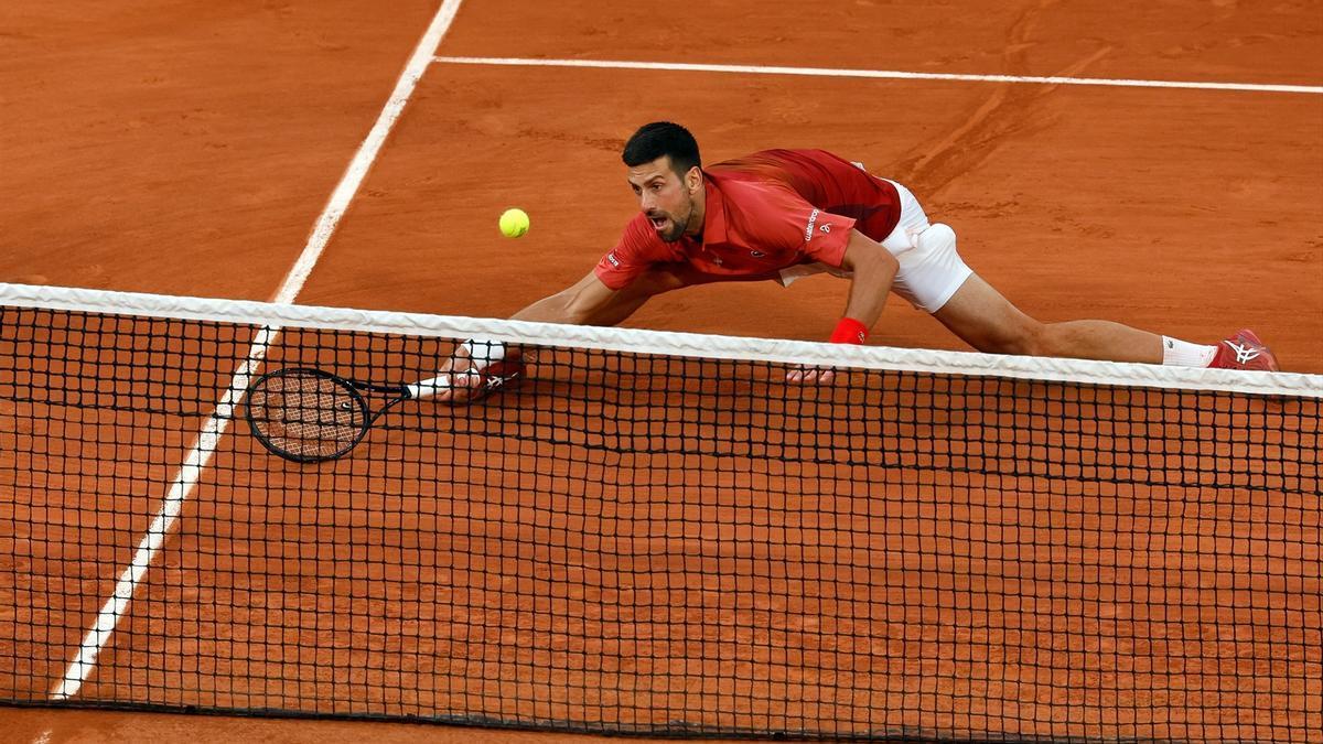 Djokovic se vio obligado a retirarse esta semana de Roland Garros por culpa de su lesión.