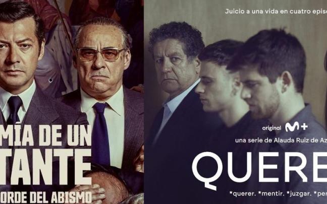 Carteles de las series ‘Anatomía de un instante’ y ‘Querer’