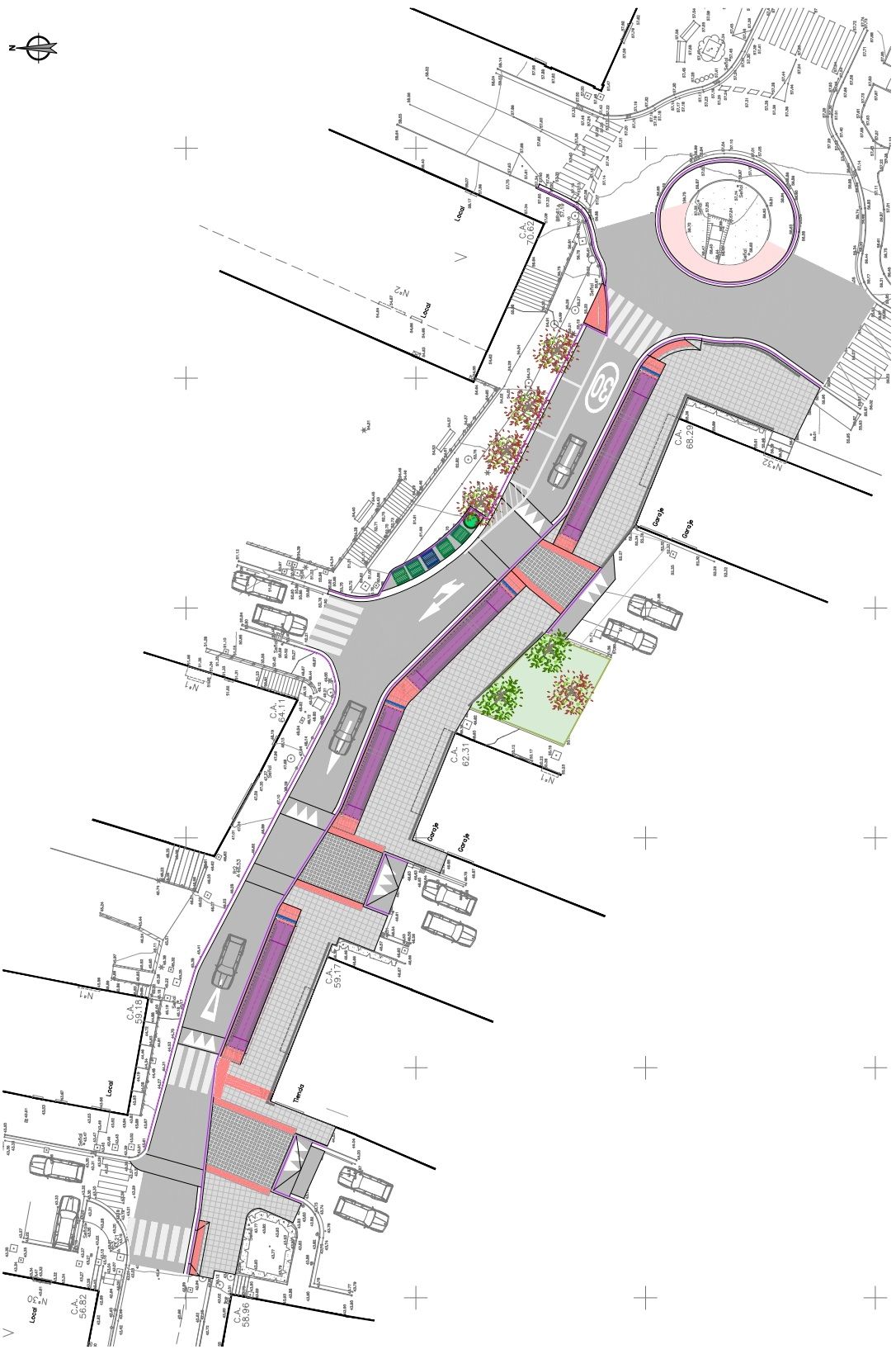 El plano de la intervención.