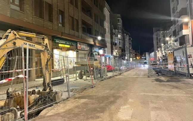 La calle Portal del Rey se ha reabierto al tráfico este viernes 10 de marzo