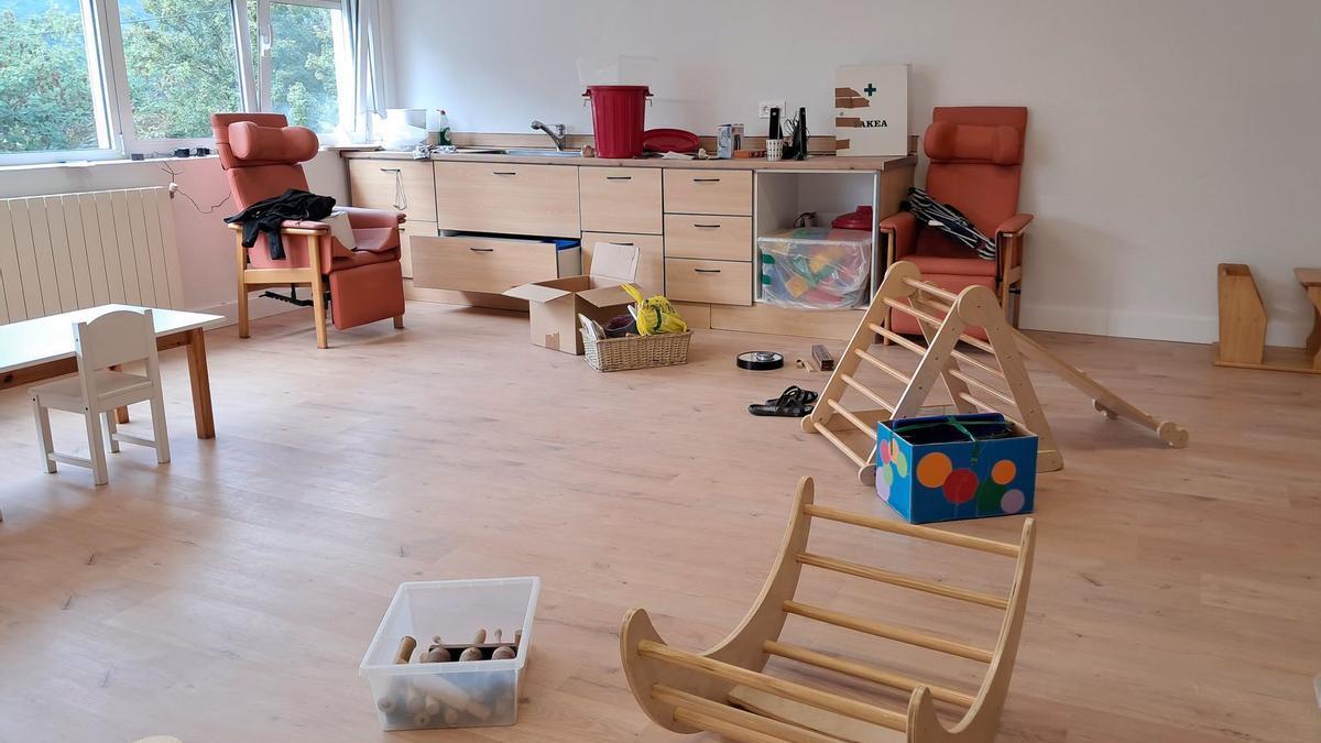 Un aula de la haurreskola de Usurbil.