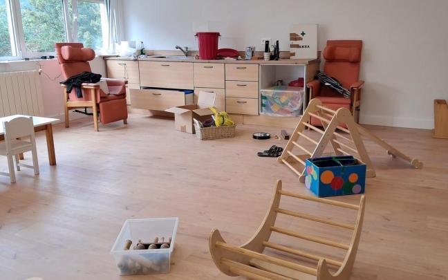 Un aula de la haurreskola de Usurbil.