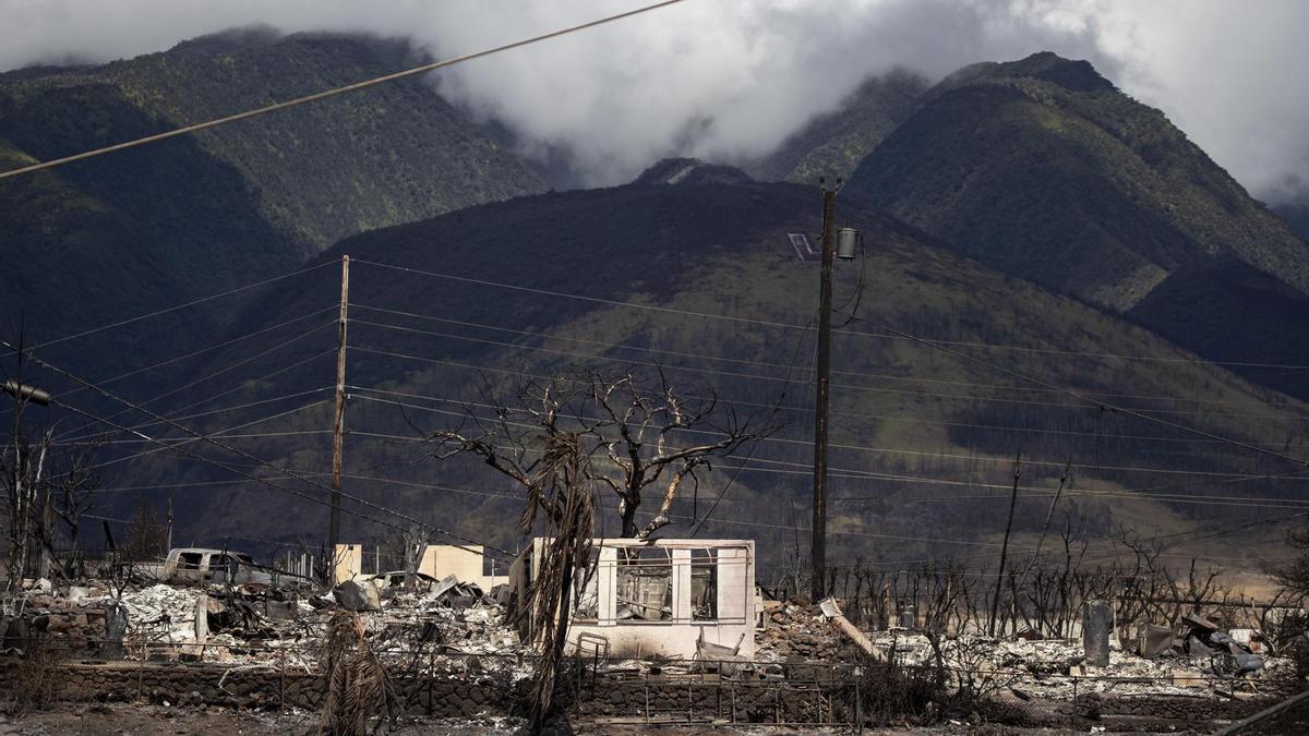 Incendios en Hawái: Lahaina, capital de Maui, devastada por las llamas