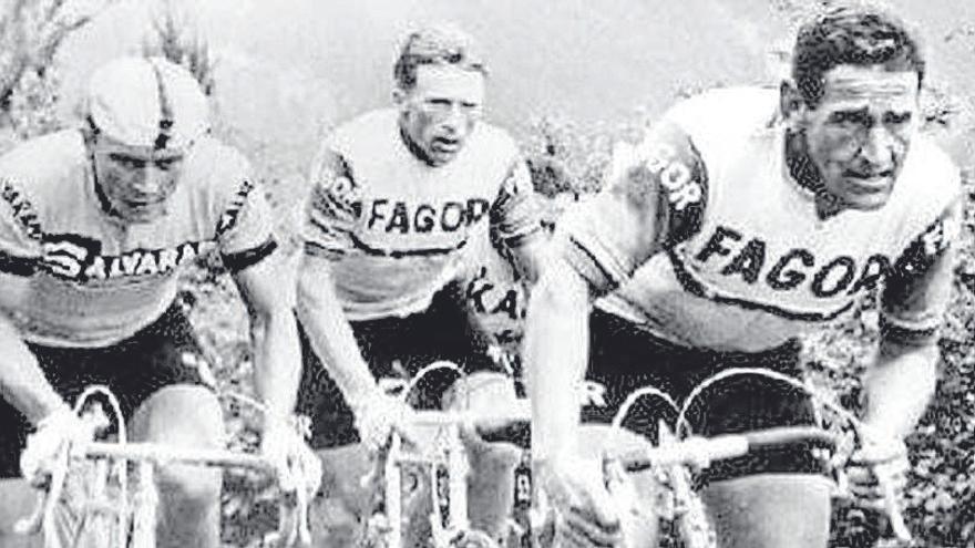 Luis Otaño, en pleno esfuerzo