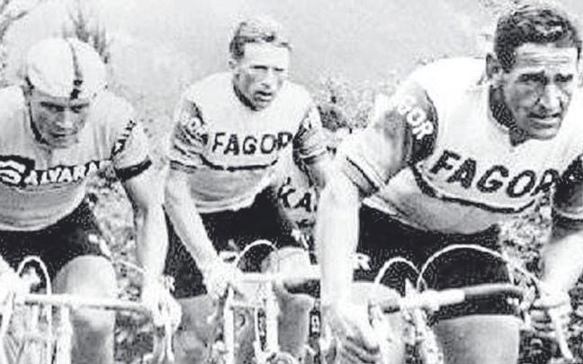 Luis Otaño, en pleno esfuerzo