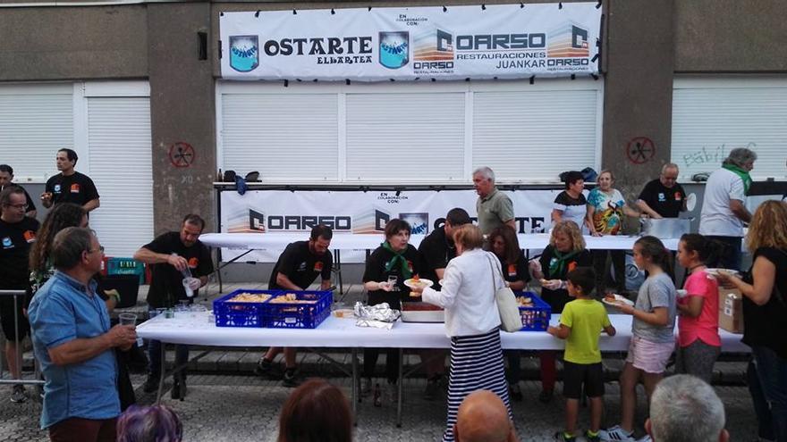 Txistorrada organizada por Ostarte
