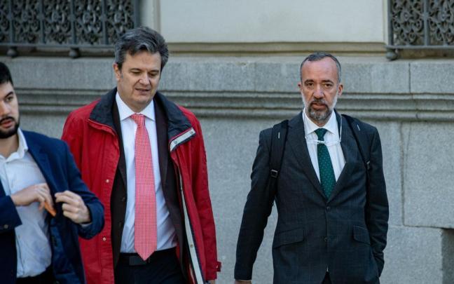 El ex secretario de Estado de Seguridad, Francisco Martínez, a su llegada a la Audiencia Nacional