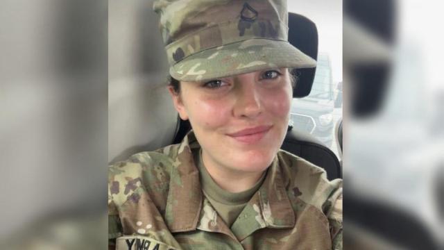 La agente de la Guardia Nacional Sarah Beckstrom.