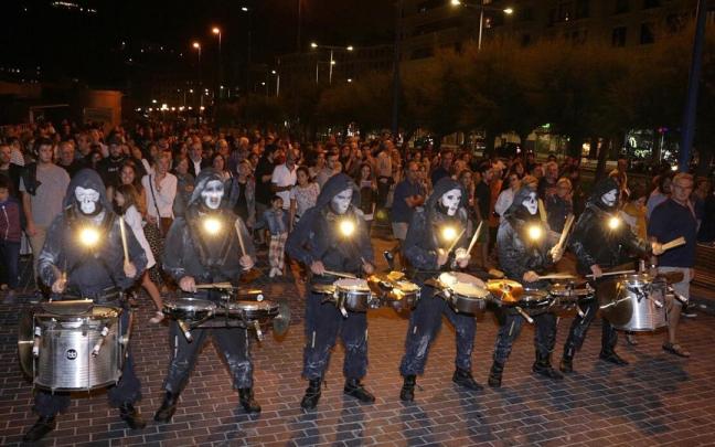 Espectáculo de Esne Beltza en una edición de la Quincena Musical.
