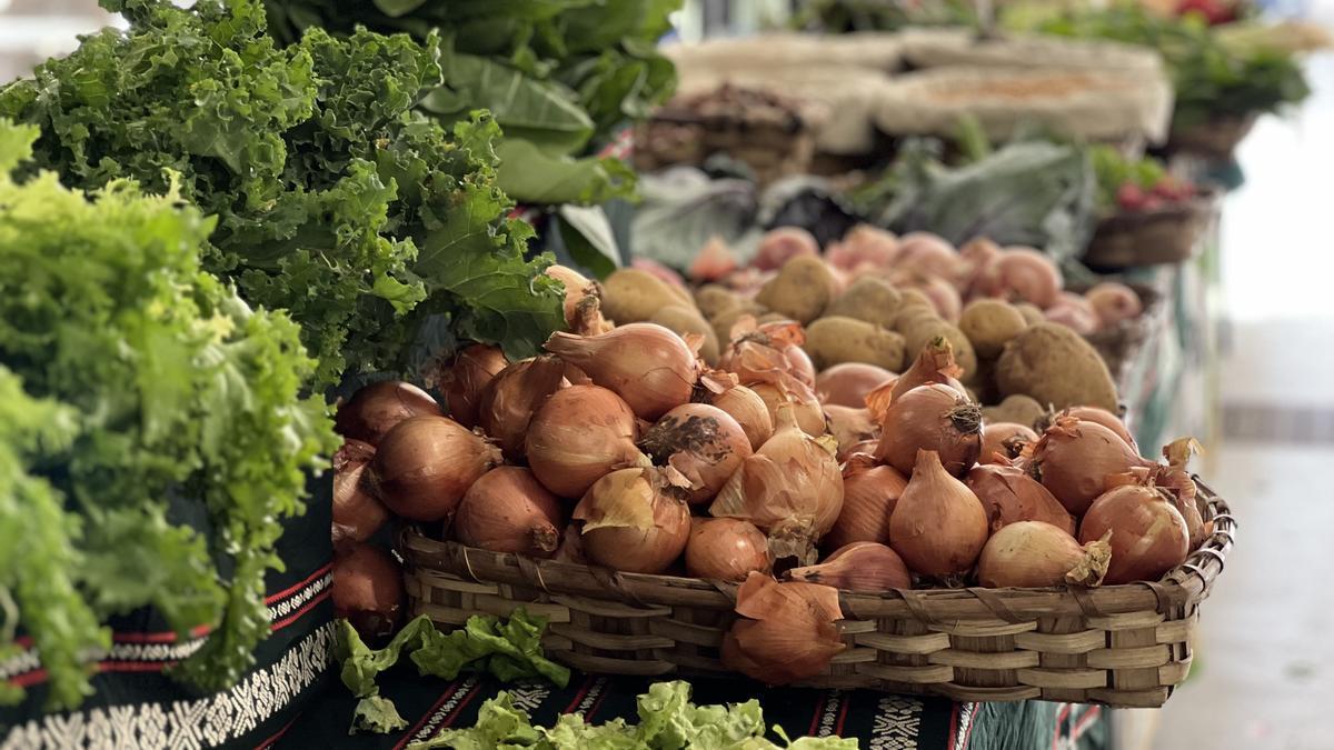Hortalizas del mercado de Beasain.