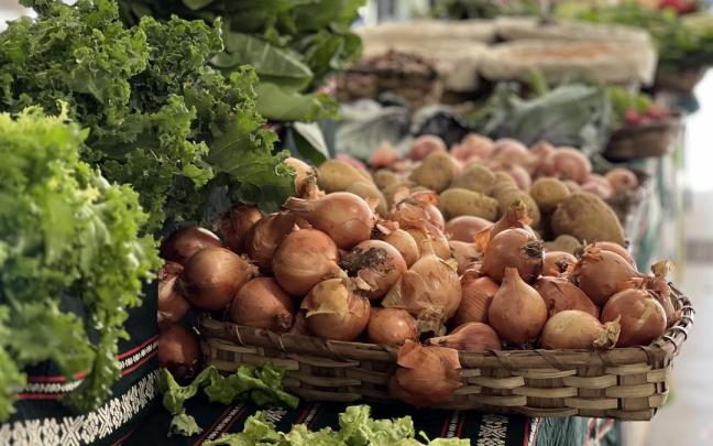 Hortalizas del mercado de Beasain.