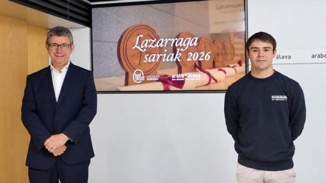 Euskara lan munduan sustatzen duten Arabako enpresei zuzendutako Lazarraga Sarien 9. edizioa abian da.