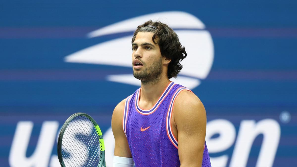Carlos Alcaraz en el US Open de 2026.
