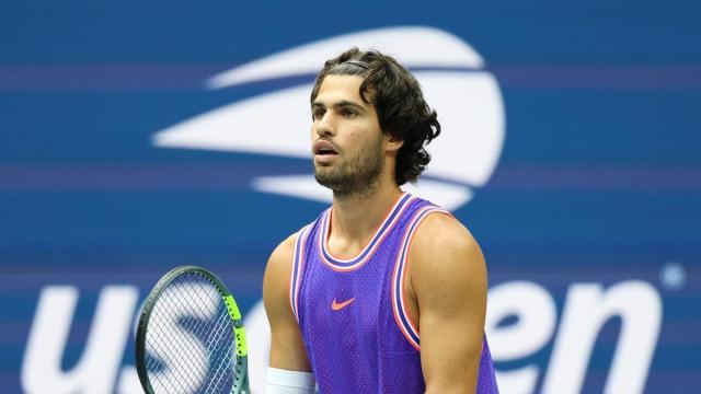 Carlos Alcaraz en el US Open de 2026.
