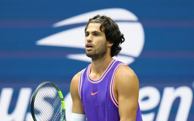 Carlos Alcaraz en el US Open de 2026.