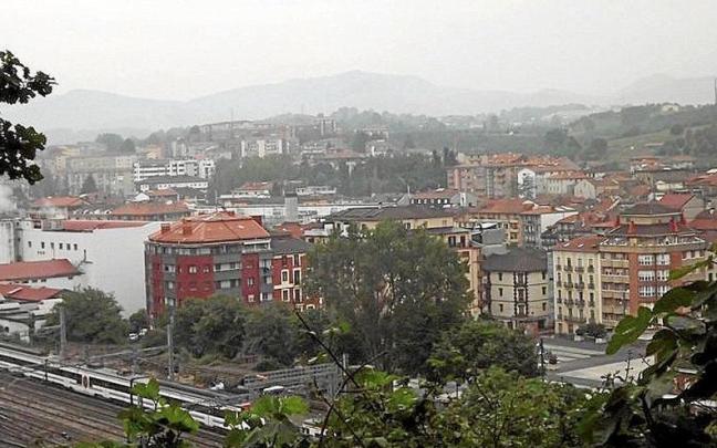 Vista de Errenteria, desde el barrio Altamira de Lezo.