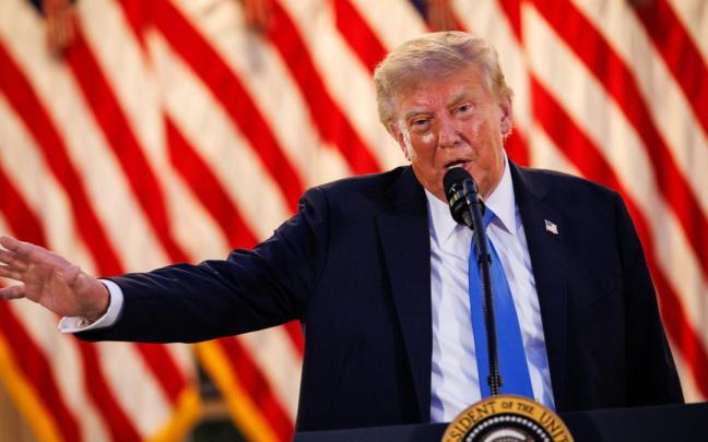 El presidente de Estados Unidos, Donald Trump
