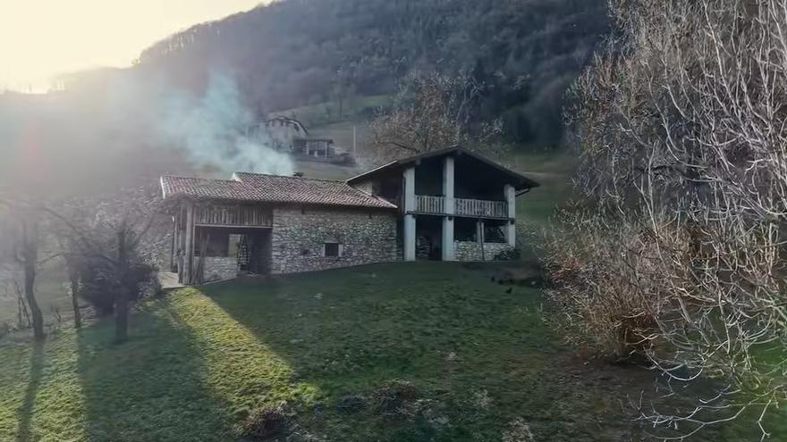 Esta es la casa del valle de Valseriana, en la provincia de Bérgamo, al norte de Italia, a casi 3.000 metros de altura.