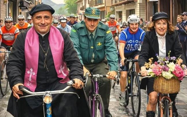 Estampa de una pasada edición de La Karpy por el casco histórico de Artziniega