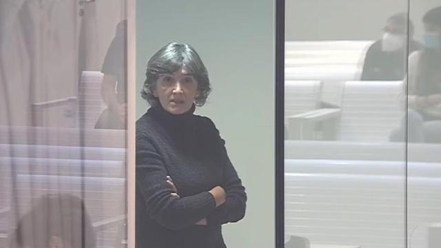 María Soledad Iparraguirre en el juicio por su colaboración en un atentado