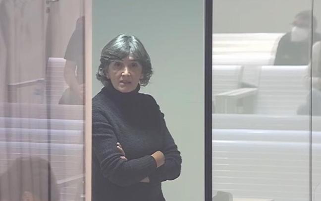 María Soledad Iparraguirre en el juicio por su colaboración en un atentado