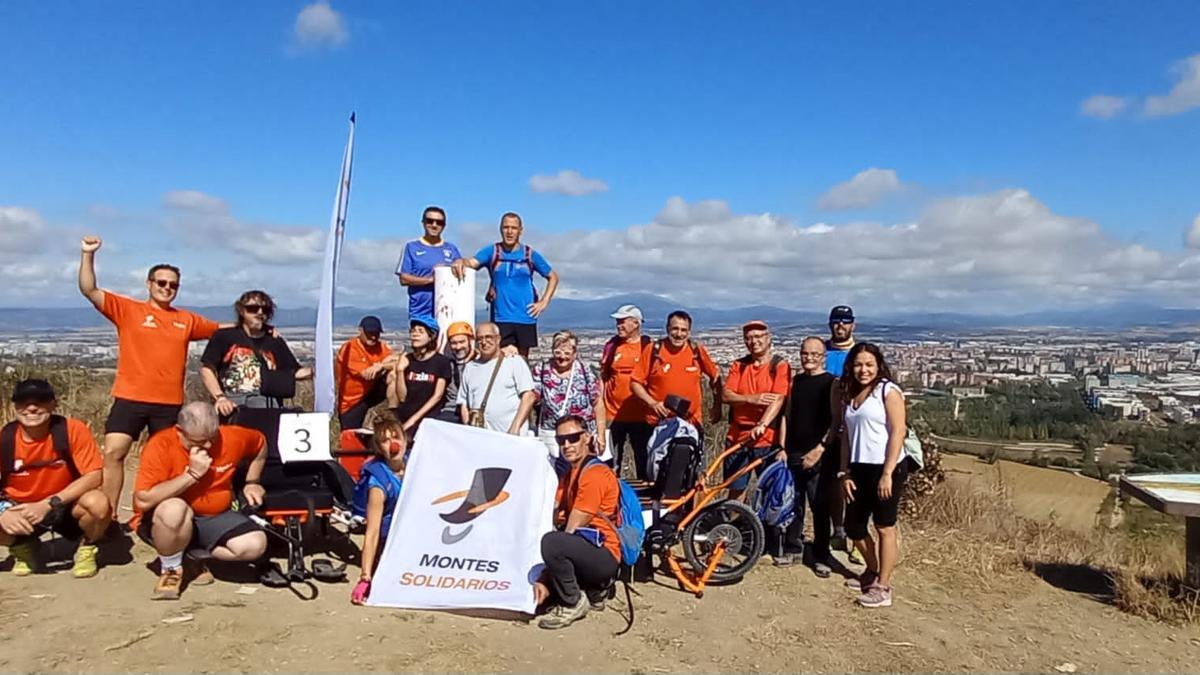 En imágenes: Reto en Olarizu con Montes Solidarios