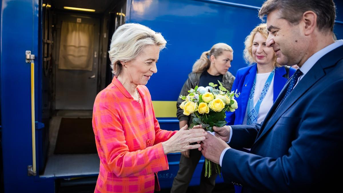 Von der Leyen se reúne con Zelenski, 20 de septiembre de 2024.