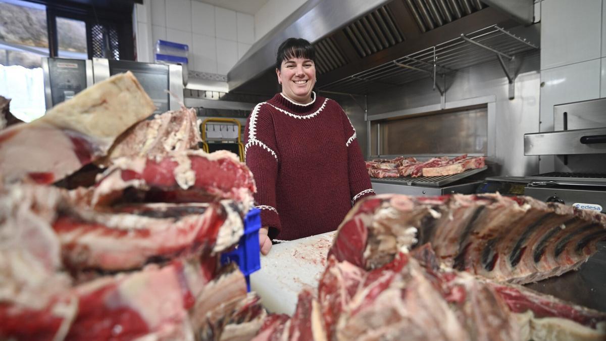 Eider está al frente de Ola Sagardotegia junto a su hermana Ainhoa.