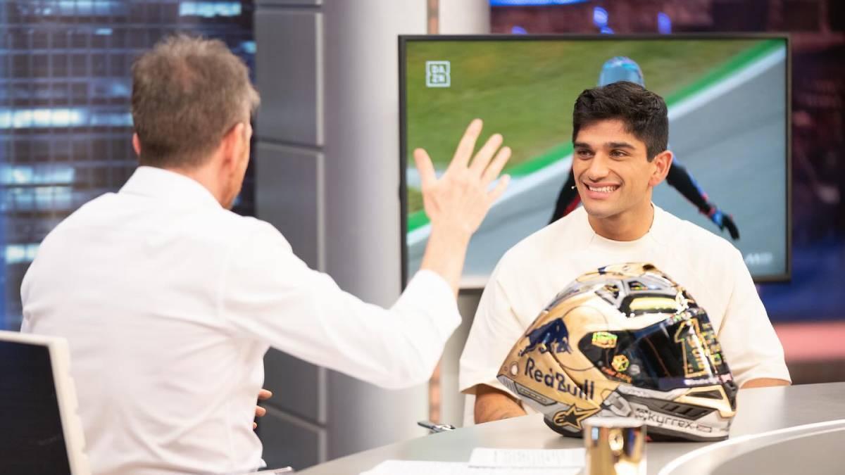 Jorge Martín y Pablo Motos en 'El Hormiguero'