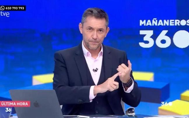 Javier Ruiz en 'Mañaneros'.