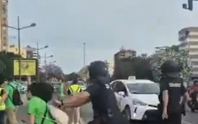 Denuncian la "brutal agresión" de un policía a una manifestante por la educación pública en València