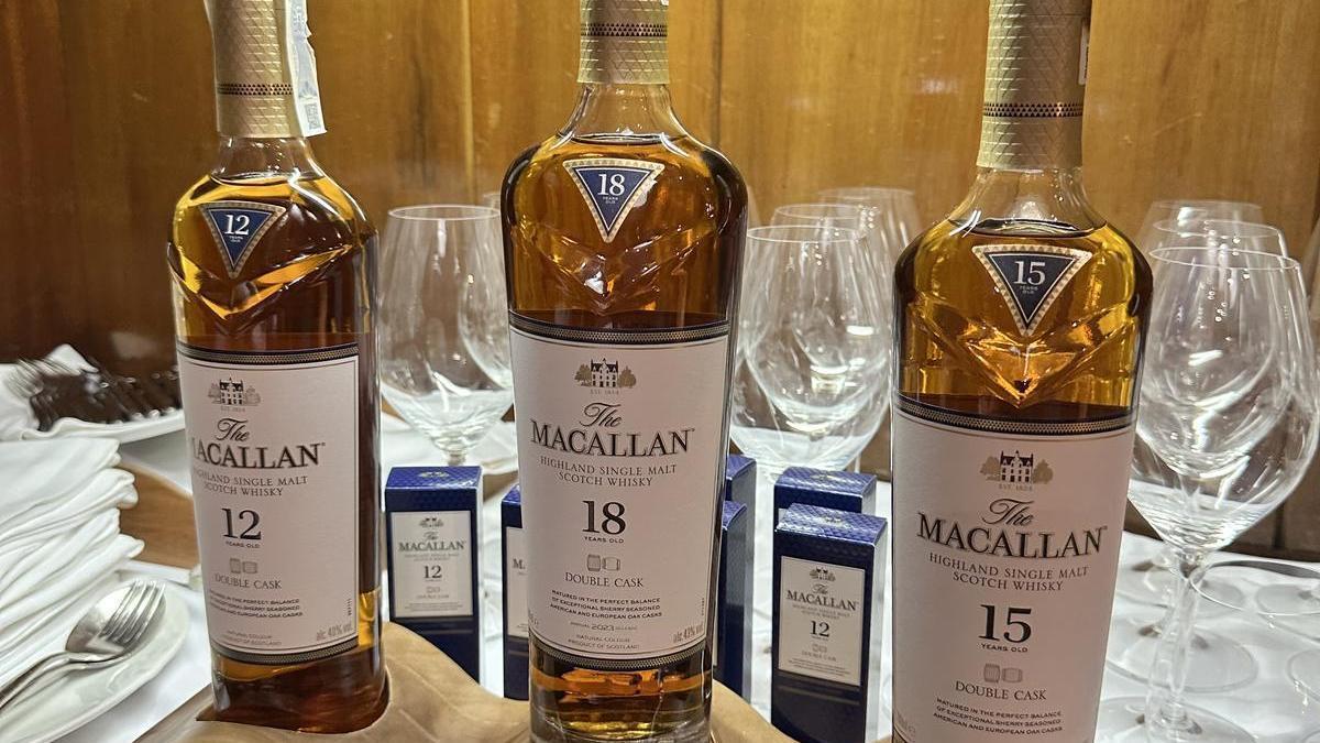 La cata de The Macallan celebrada en el Hotel Ercilla de Bilbao.
