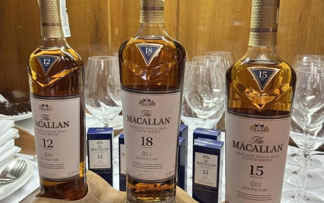 La cata de The Macallan celebrada en el Hotel Ercilla de Bilbao.