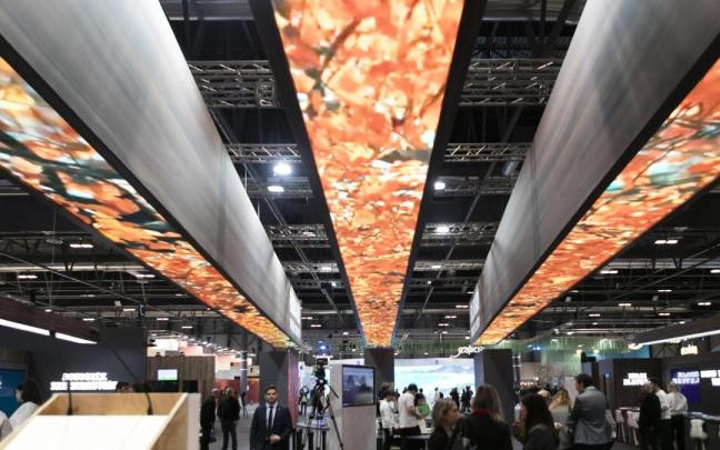 Stand de Euskadi en la feria de Fitur 2025.