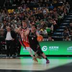 Rubén Domínguez le endosó 35 puntos al Coruña el día que Bilbao Basket selló la permanencia. / JOSÉ MARI MARTÍNEZ