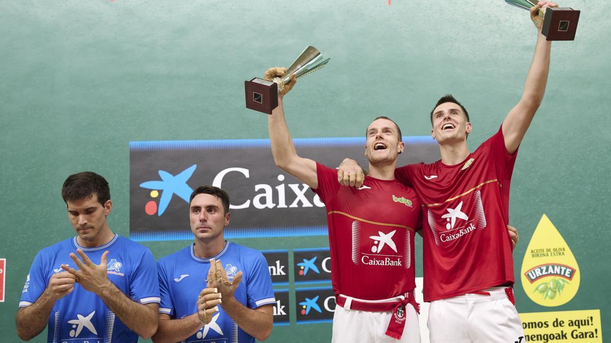 Laso e Iztueta en el Torneo San Fermín. IÑAKI PORTO