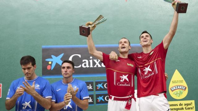 Laso e Iztueta en el Torneo San Fermín. IÑAKI PORTO