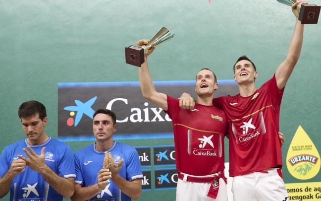 Laso e Iztueta en el Torneo San Fermín. IÑAKI PORTO