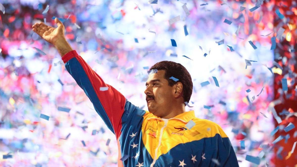 Imagen de archivo de Nicolás Maduro durante un acto de campaña en 2013.
